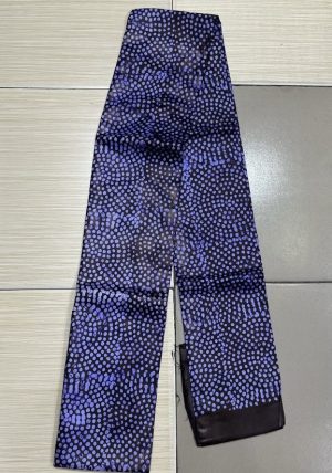 African Indigo Adire Batik Brocade Blue & White