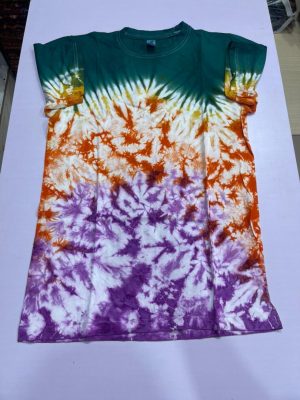 Mardi Mystic Spiral Tee for a Colorful Look