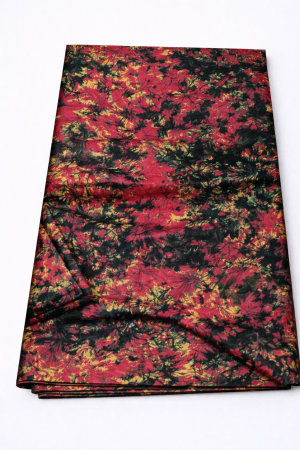 Autumn Ember Foliage Adire Fabric