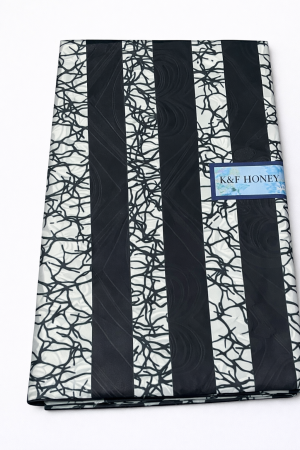 KF Honey Premium Black and White Tangled Branch