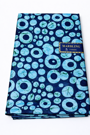 Blue Marbling Concentric Circle Kampala
