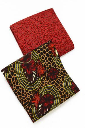 Crimson Leaf Floral Honeycomb