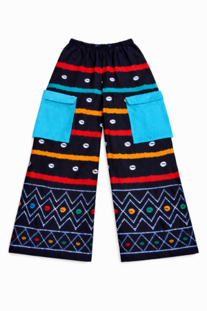 Ankara Heritage Palazzo Pants for Women