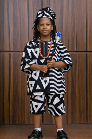 African Kids Boys Dashiki Traditional Outfit