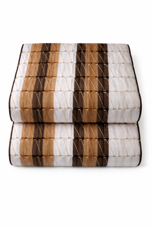 Handwoven Aso Oke Bundle White and Brown