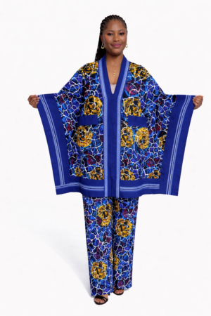 Chic Ankara Kimono Trousers Co-Ord Set
