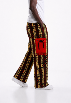 Stylish Men's Aso Oke Ankara Palazzo